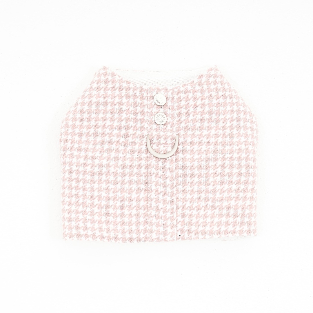 하운드 패턴 하네스 (Hound pattern harness) - 크림 핑크 (CREAM PINK)